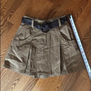 BCBG mini skirt with belt